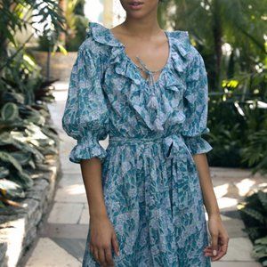 Mille June Dress in Blue Pansy, Size XXS, NWT